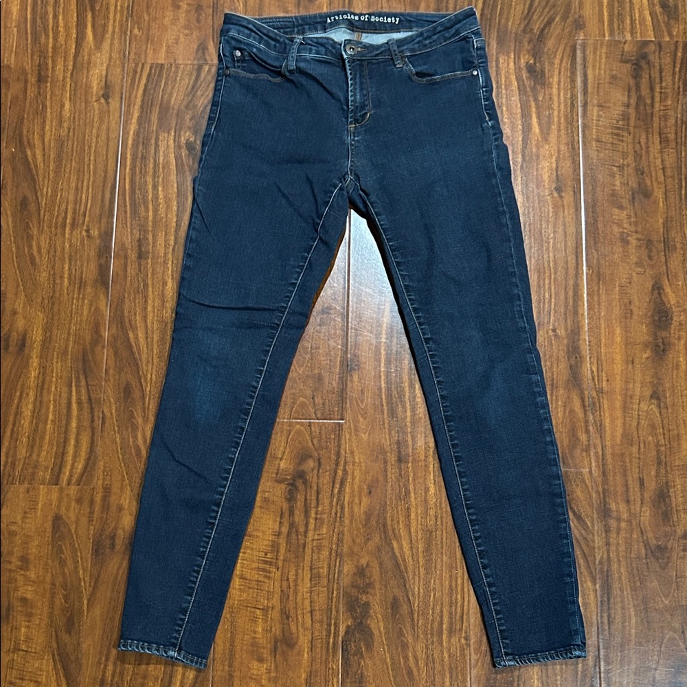 Articles of Society Dark Indigo Skinny Jeans